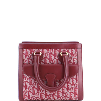 Christian Dior Vintage Trotter Pocket Tote Diorissimo Canvas Small