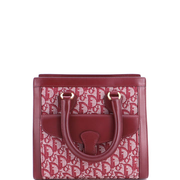 Christian Dior Vintage Trotter Pocket Tote Diorissimo Canvas Small