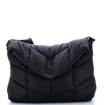 Saint Laurent Loulou Puffer Messenger Bag Quilted Econyl