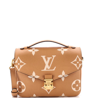 Louis Vuitton Pochette Metis Bicolor Monogram Empreinte Giant