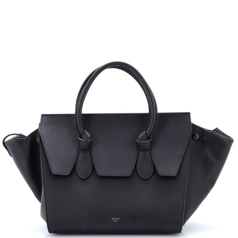 Celine Tie Knot Tote Grainy Leather Mini