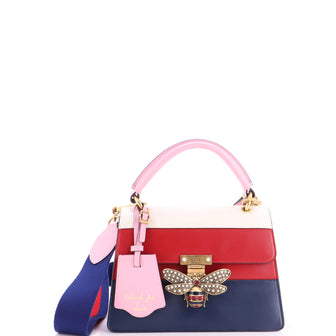 Gucci Queen Margaret Top Handle Bag Colorblock Leather Small