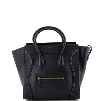 Celine Luggage Bag Smooth Leather Mini