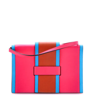 Hermes H Passant Clutch Shoulder Bag Evercolor