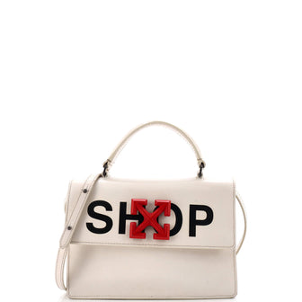 Off White Jitney 1.4 Bag Printed Leather