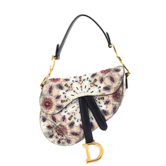 Christian Dior Saddle Handbag KaleiDiorscopic Calfskin Mini