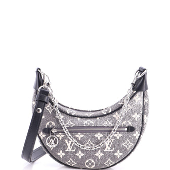 Louis Vuitton Loop Handbag Monogram Jacquard Denim