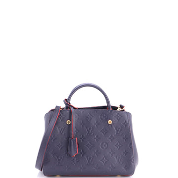 Louis Vuitton Montaigne Handbag Monogram Empreinte Leather BB