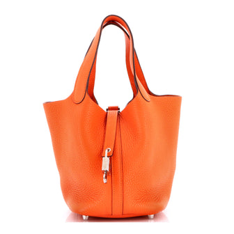Hermes Picotin Lock Bag Clemence PM