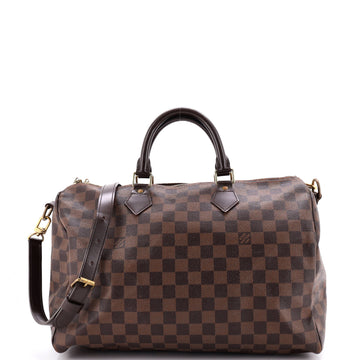 Louis Vuitton Speedy Bandouliere Bag Damier 35