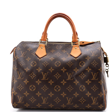 Louis Vuitton Speedy Handbag Monogram Canvas 30