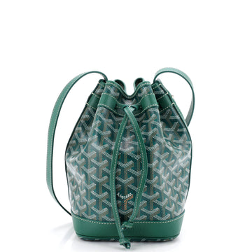 Goyard Petit Flot Bucket Bag Coated Canvas PM