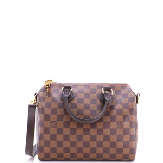 Louis Vuitton Speedy Bandouliere Bag Damier 25