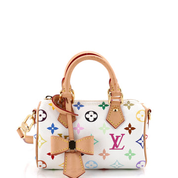 Louis Vuitton x Takashi Murakami Speedy Bandouliere NM Bag Monogram Multicolor Nano