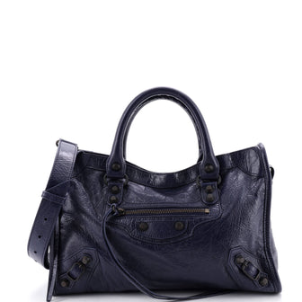 Balenciaga City Classic Studs Bag Leather Small