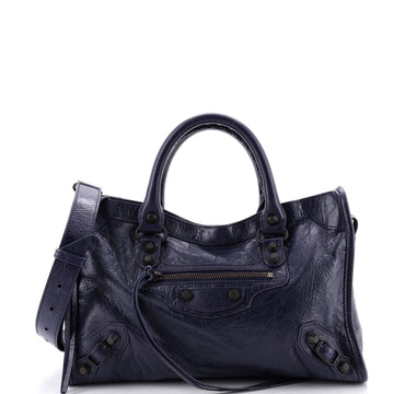 Balenciaga City Classic Studs Bag Leather Small