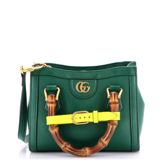 Gucci Diana NM Bamboo Handle Tote Leather Mini