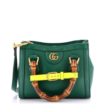 Gucci Diana NM Bamboo Handle Tote Leather Mini