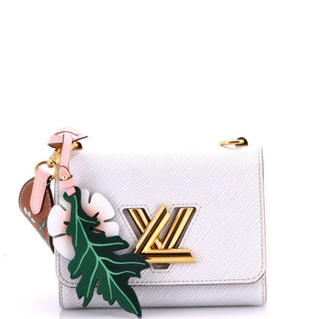Louis Vuitton Monogram Flower Strap Twist Handbag Epi Leather PM