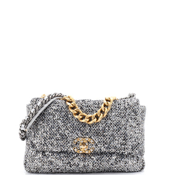 Chanel 19 Flap Bag Quilted Sequins Medium