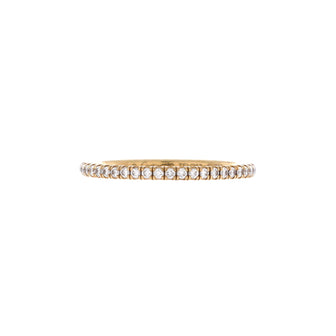 Cartier Etincelle de Cartier Eternity Wedding Band Ring 18K Yellow Gold and Diamonds 1.5mm
