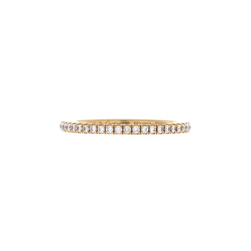 Cartier Etincelle de Cartier Eternity Wedding Band Ring 18K Yellow Gold and Diamonds 1.5mm