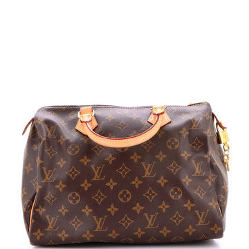 Louis Vuitton Speedy Handbag Monogram Canvas 30