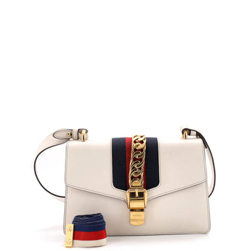 Gucci Sylvie Shoulder Bag Leather Small