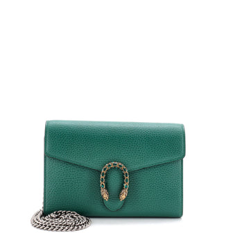 Gucci Dionysus Chain Wallet Leather with Embellished Detail Small