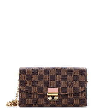 Louis Vuitton Croisette Chain Wallet Damier