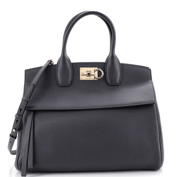 Salvatore Ferragamo Studio Satchel Leather Medium