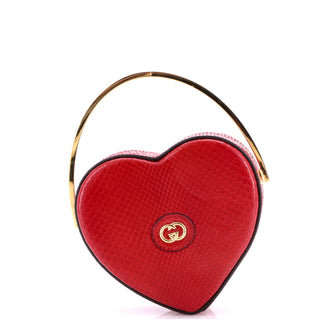 Gucci Broadway Top Handle Bag Python Mini