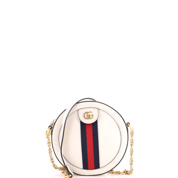 Gucci Ophidia Round Shoulder Bag Leather Mini