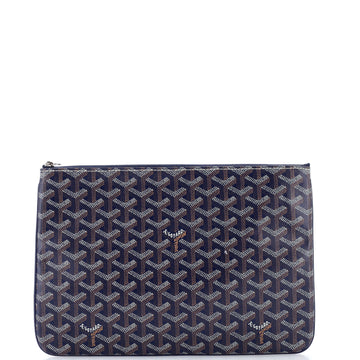 Goyard Senat Zip Pouch Coated Canvas MM