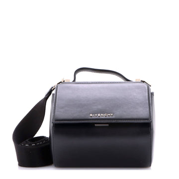 Givenchy Logo Strap Pandora Box Bag Leather Mini