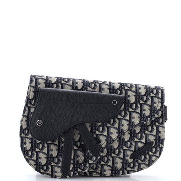 Christian Dior Saddle Messenger Pouch Oblique Canvas