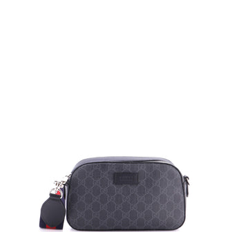 Gucci Web Camera Shoulder Bag GG Coated Canvas Small