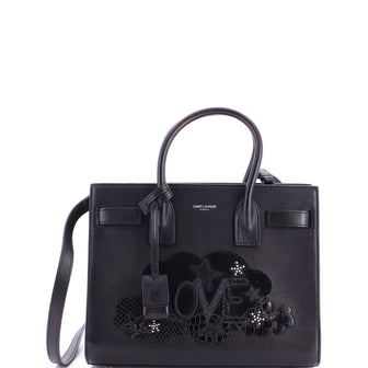 Saint Laurent Sac de Jour Bag Patchwork Leather Baby