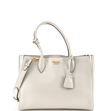 Prada Soft Bibliotheque Tote City Calfskin Medium