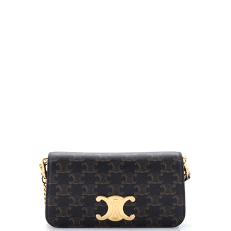 Celine Multipochette Flap Bag Triomphe Coated Canvas