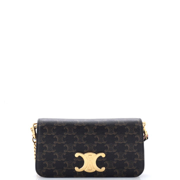 Celine Multipochette Flap Bag Triomphe Coated Canvas