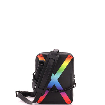 Louis Vuitton Danube Messenger Bag Rainbow Taiga Leather