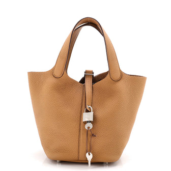 Hermes Picotin Lock Bag Clemence PM
