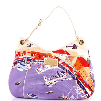 Louis Vuitton Galliera Handbag Riviera Cruise Canvas GM