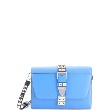 Prada Elektra Shoulder Bag Studded Leather Small