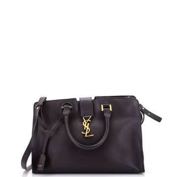 Saint Laurent Monogram Cabas Leather Small