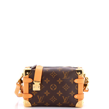 Louis Vuitton Side Trunk Handbag Monogram Canvas PM
