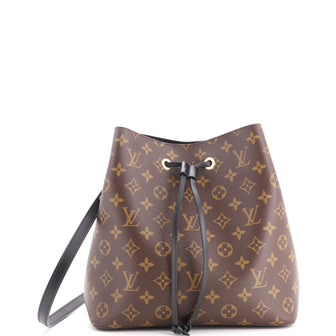 Louis Vuitton NeoNoe Handbag Monogram Canvas with Leather MM