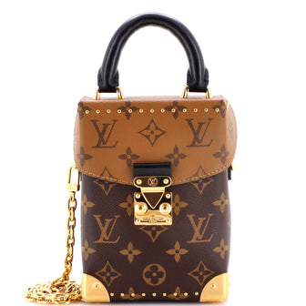 Louis Vuitton Camera Box NM Handbag Studded Reverse Monogram Canvas