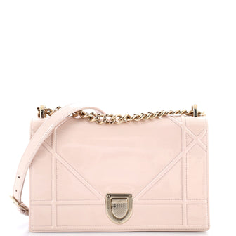 Christian Dior Diorama Flap Bag Patent Medium